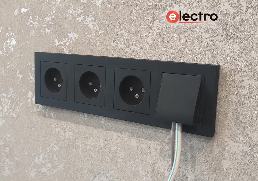 Монтаж и подключение розеток, выключателей, переключателей