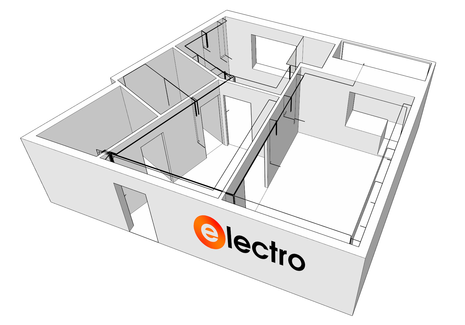 Замена электрики в 1-комнатной квартире