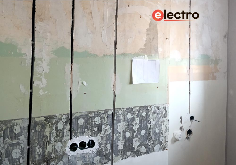 Замена электропроводки в 1 комнатной квартире МЖК