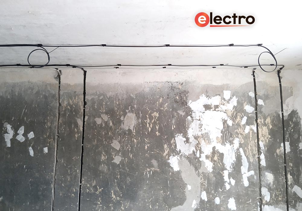 Замена электропроводки в комнате